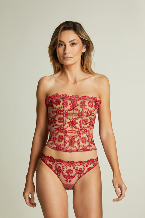 Tuscan Holiday Brief in Red Myrtle