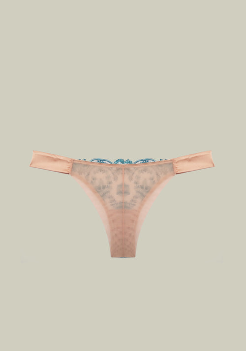 Tuscan Holiday Thong in Vintage Blue
