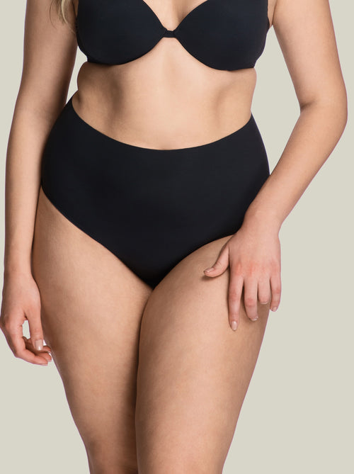 Daisy High Waist Brief in Black