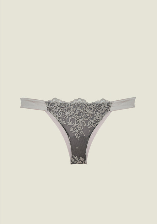 Royal Jewel Thong in Silver