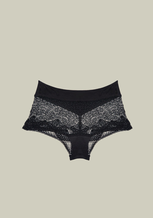 Brunch in Testaccio High Waist Brief in Black