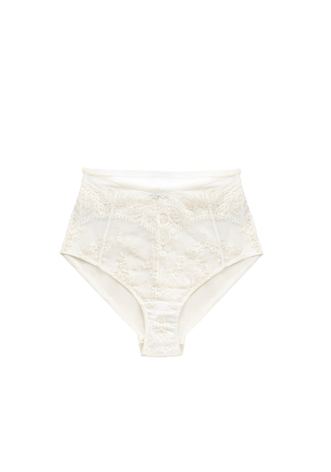 And All That Jazz High Waist Brief in Cream - I.D. Sarrieri