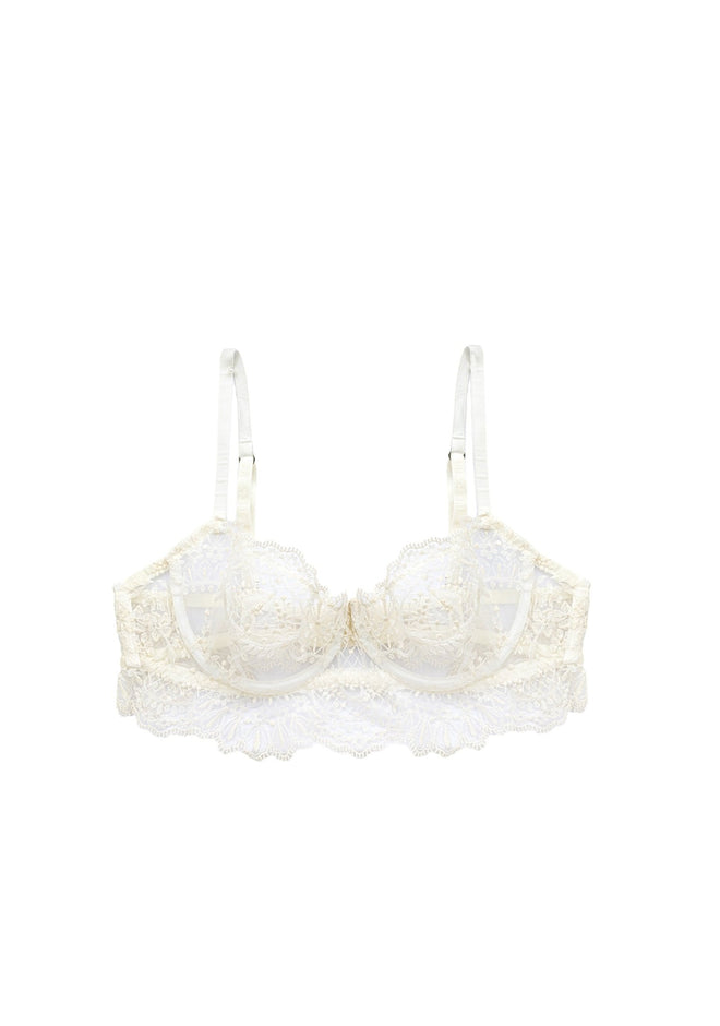 And All That Jazz Longline Balconette Bra in Cream - I.D. Sarrieri