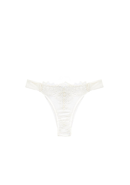 And All That Jazz Thong in Cream