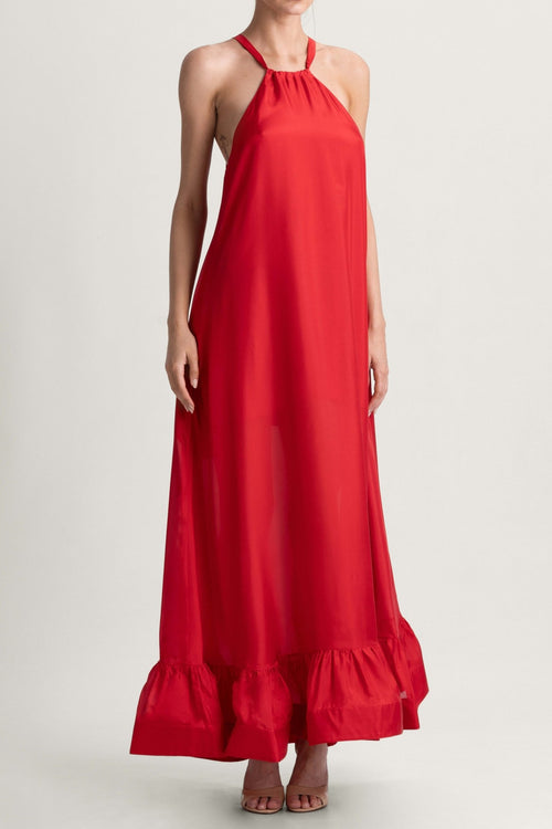Ariel Long Dress in Red - I.D. Sarrieri