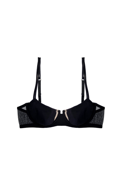 Camille Balconette Bra in Black - I.D. Sarrieri
