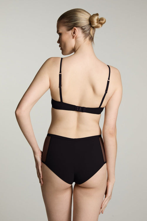 Camille Padded Push Up Bra in Black - I.D. Sarrieri