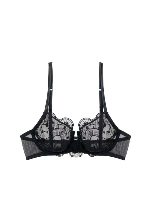 Cleo Underwired Bra in Black - I.D. Sarrieri