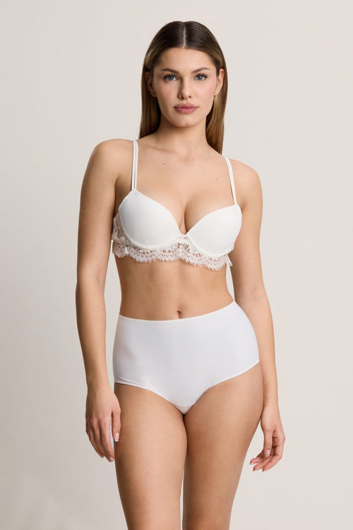 Délicieuse Padded Push Up Bra in Cream - I.D. Sarrieri