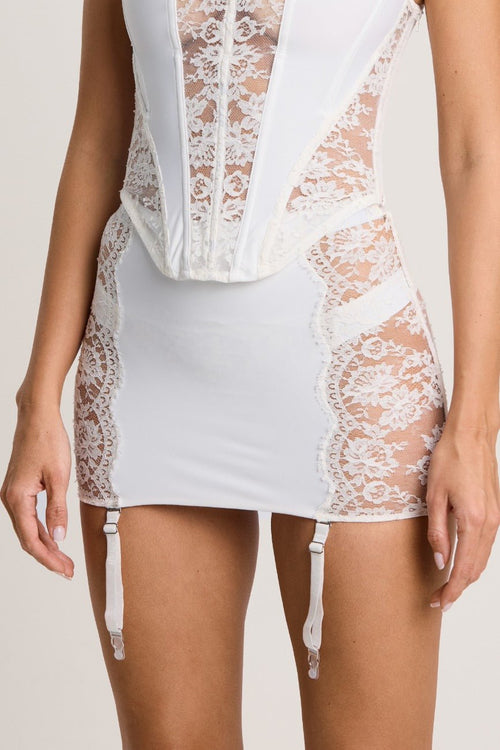 Délicieuse Suspender Belt in Cream - I.D. Sarrieri