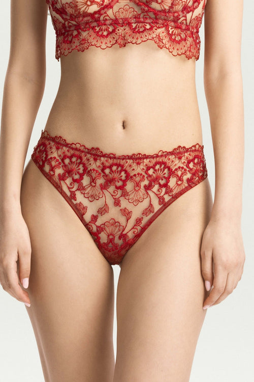Fleur de Lueur Brazilian Brief in Red