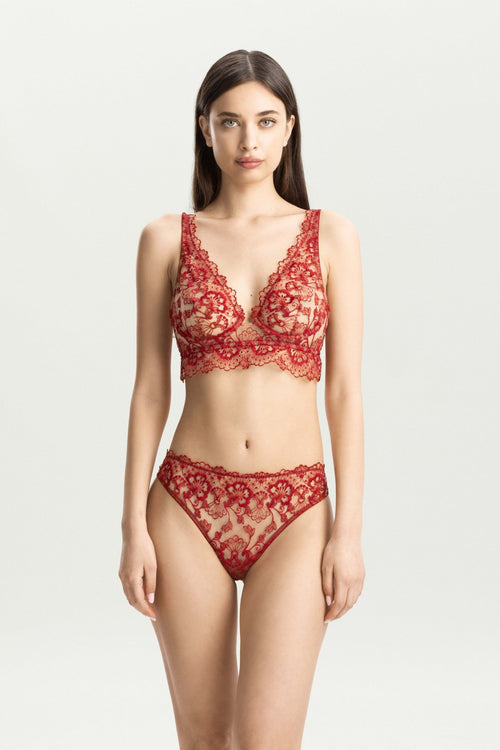Fleur de Lueur Brazilian Brief in Red - I.D. Sarrieri