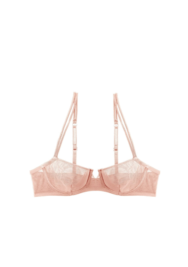 Opera Ridge Bra Gia Balconette Bra - Elegant Rose Opaline Comfort