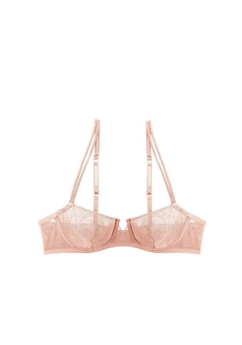 Gia Balconette Bra in Rose Opaline