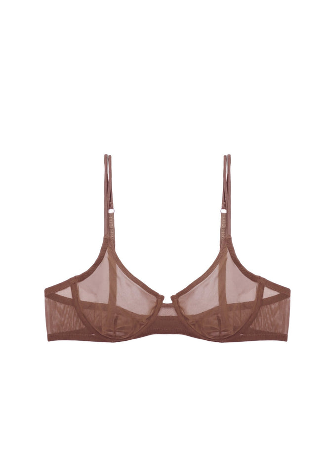 Gia Underwired Bra in Brown - I.D. Sarrieri