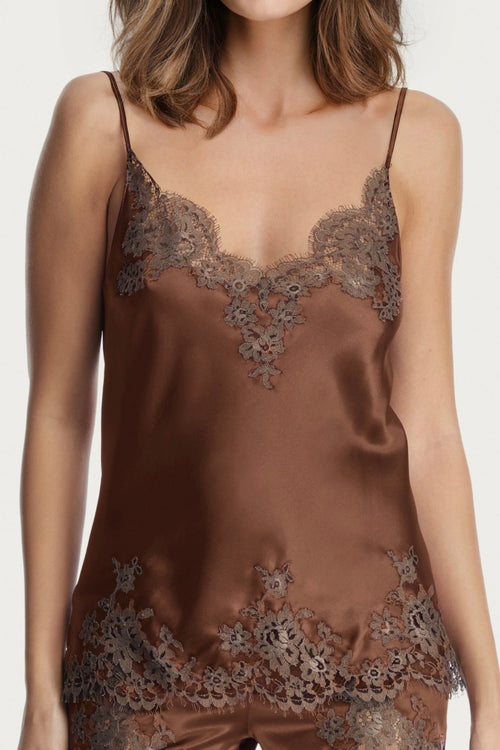 Hôtel Particulier Camisole in Chocolate - I.D. Sarrieri