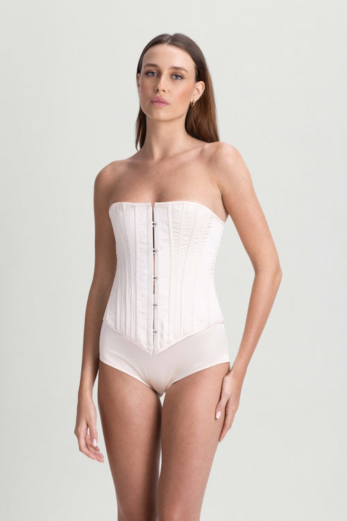 Jardin Du Luxembourg High Waist Brief in Buttery Cream - I.D. Sarrieri