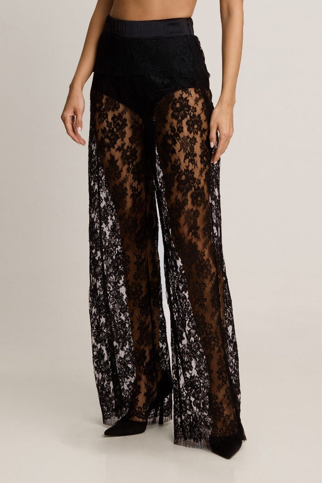 Je m'appelle Sophie Long Pants in Black - I.D. Sarrieri