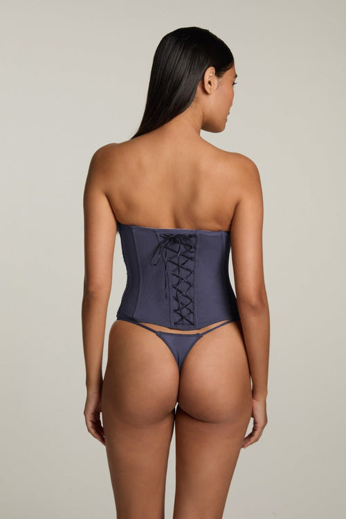 Je m'appelle Sophie Strapless Bustier in Blue Notte - I.D. Sarrieri