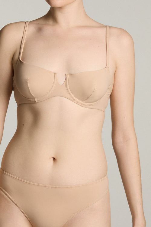 Lea Balconette Bra in Light Almond