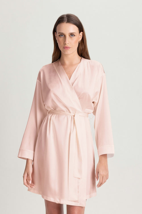 Lombard Street Mini Robe in Pale Pink - I.D. Sarrieri