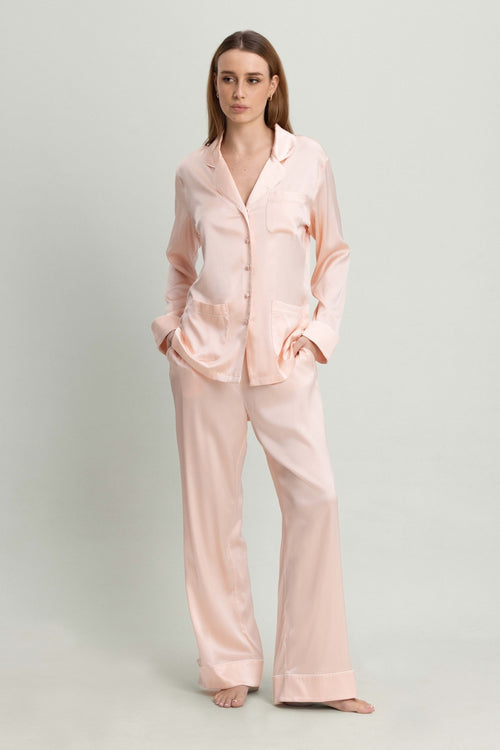 Lombard Street Pyjama Set in Pale Pink - I.D. Sarrieri