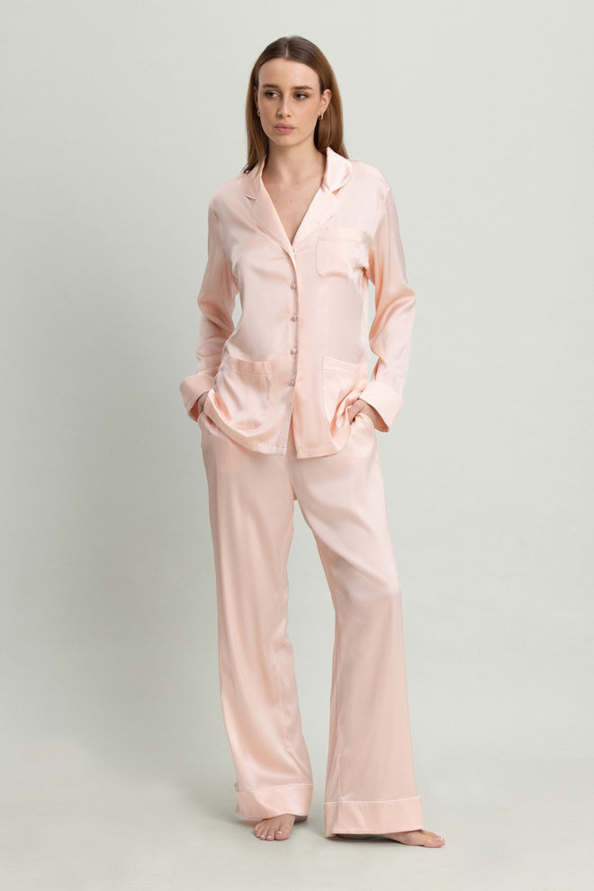 Lombard Street Pyjama Set in Pale Pink - I.D. Sarrieri