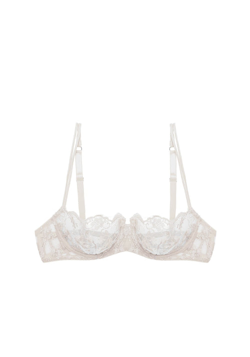 Loulou Balconette Bra in White - I.D. Sarrieri