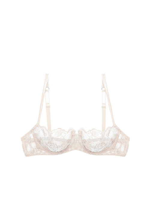 Loulou Balconette Bra in White - I.D. Sarrieri