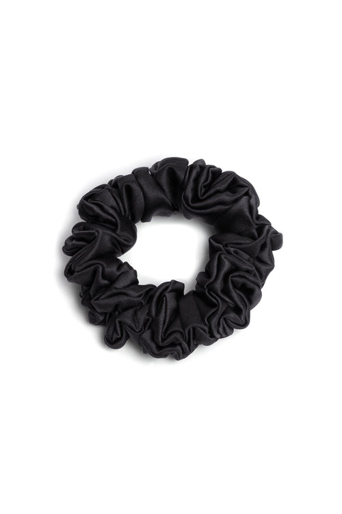 Maria Narrow Scrunchie in Black - I.D. Sarrieri