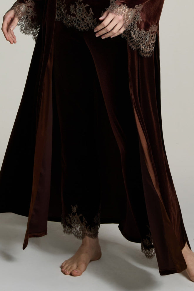 Rose Imperial Long Pants in Brown/Mink - I.D. Sarrieri