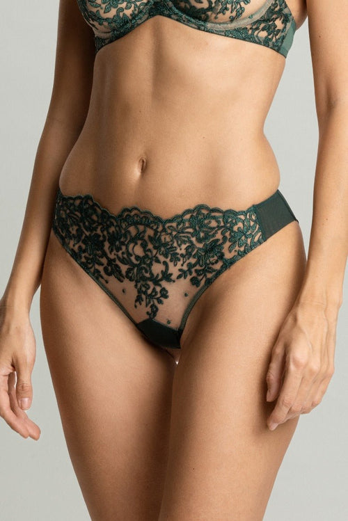 Royal Jewel Brazilian Brief in Green - I.D. Sarrieri
