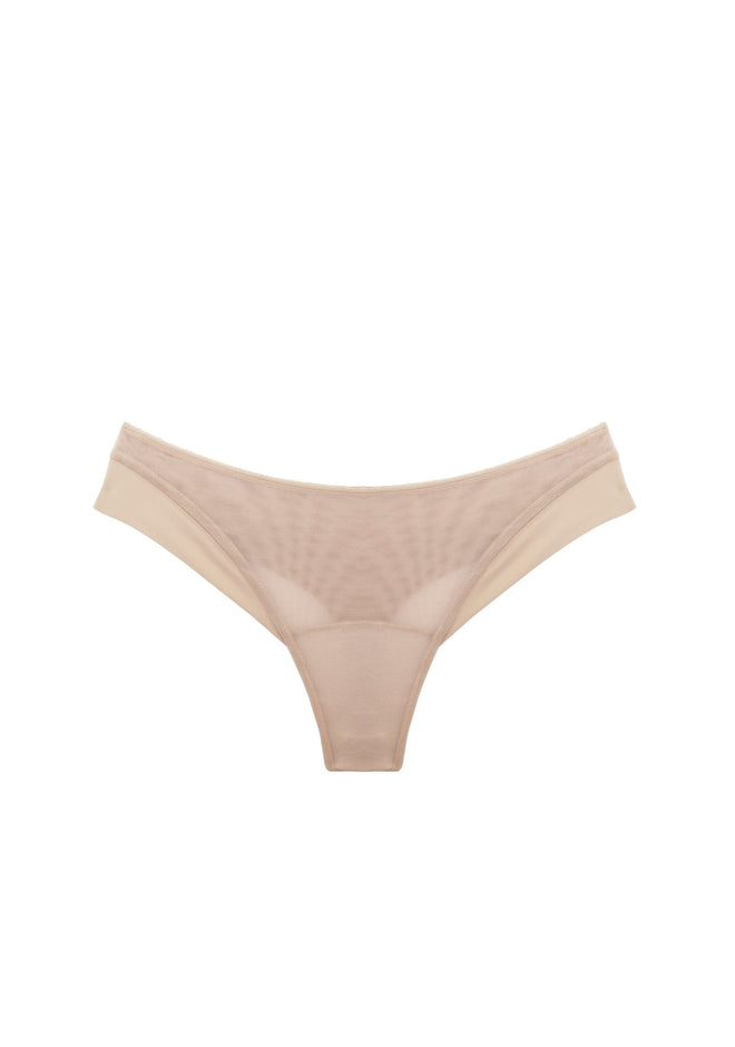 Soho Weekends Thong in Beige - I.D. Sarrieri