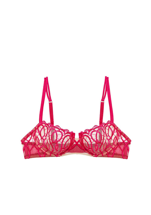 Una Giornata a Bologna Balconette Bra in Raspberry - I.D. Sarrieri