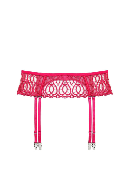 Una Giornata a Bologna Suspender Belt in Raspberry - I.D. Sarrieri