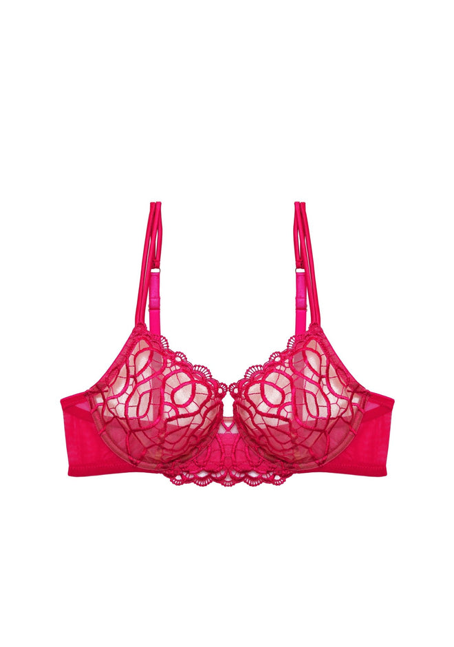 Una Giornata a Bologna Underwired Bra in Raspberry - I.D. Sarrieri