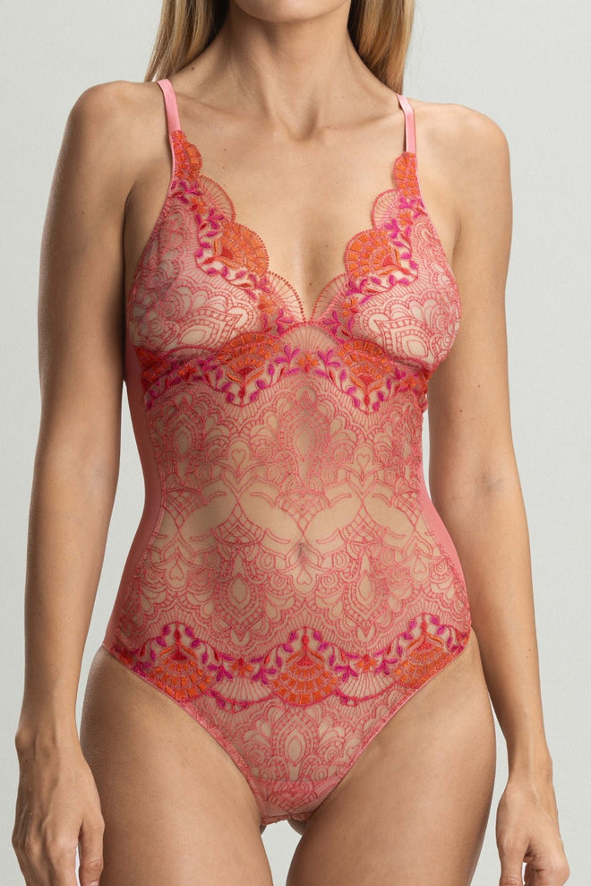 Venetian Glass Bodysuit in Tea Rose - I.D. Sarrieri
