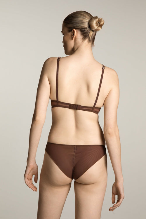 Venetian Glass Brazilian Brief in Mocha Mousse - I.D. Sarrieri