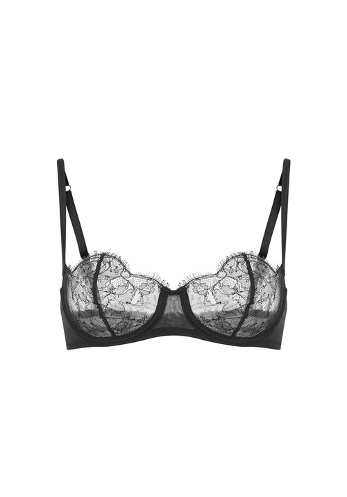 Coeur Sauvage Balconette Bra in Black - I.D. Sarrieri